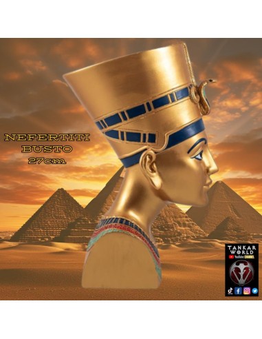 Busto Nefertiti - Figura resina - 25 cm - Egipto