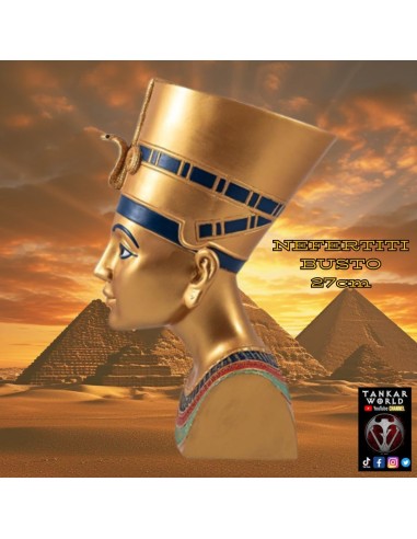 Busto Nefertiti - Figura resina - 25 cm - Egipto