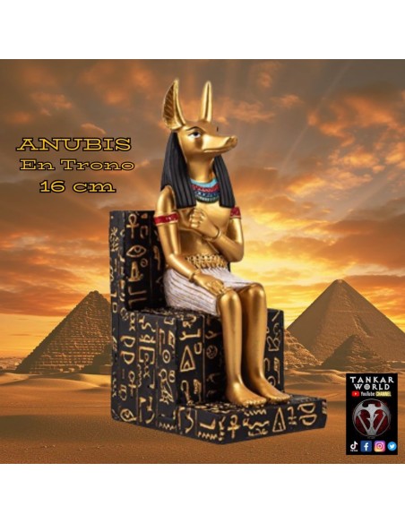 Dios Anubis - Figura resina - 16 cm - Egipto