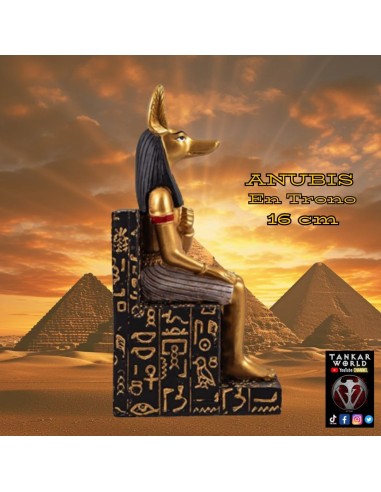 Dios Anubis - Figura resina - 16 cm - Egipto