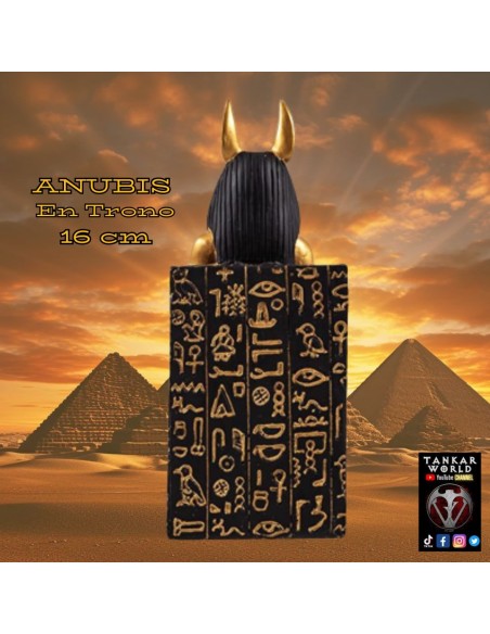 Dios Anubis - Figura resina - 16 cm - Egipto