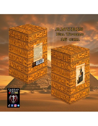 Dios Anubis - Figura resina - 16 cm - Egipto