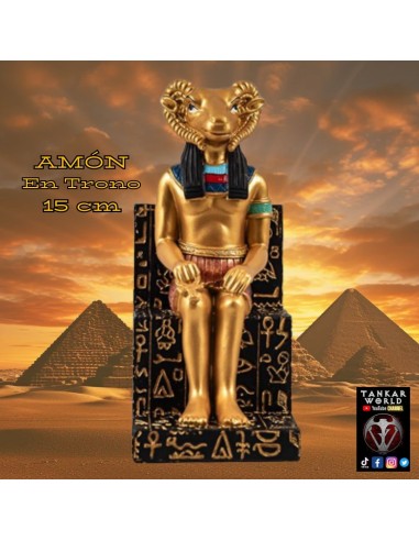 Dios Amón - Figura resina - 15 cm - Egipto