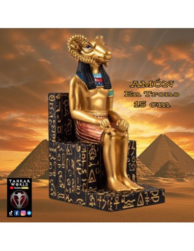 Dios Amón - Figura resina - 15 cm - Egipto