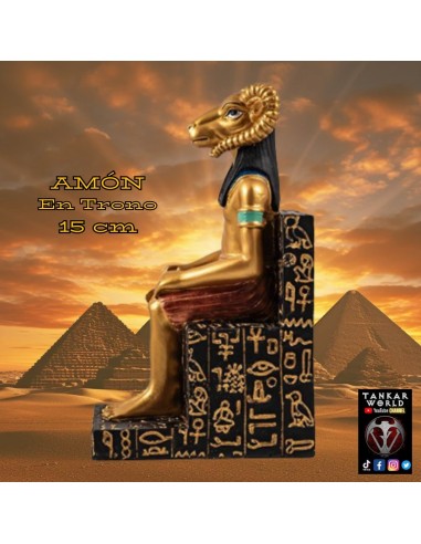 Dios Amón - Figura resina - 15 cm - Egipto