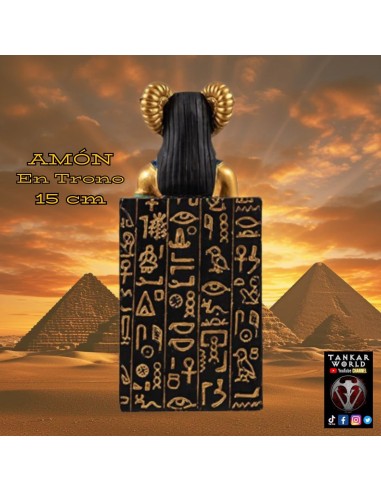 Dios Amón - Figura resina - 15 cm - Egipto