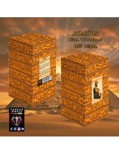 Dios Amón - Figura resina - 15 cm - Egipto