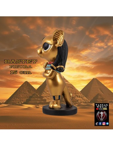 Diosa Bastet Infantil - Figura Resina - 15 cm - Egipto