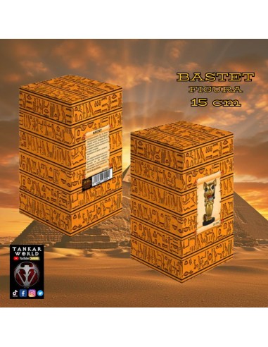 Diosa Bastet Infantil - Figura Resina - 15 cm - Egipto