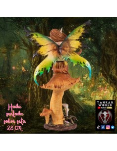 Hada sentada sobre seta - Figura resina - 28 cm 2