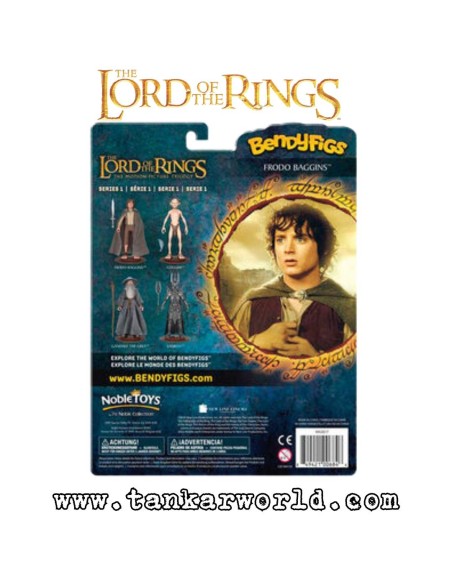 Frodo Baggins - El Señor de los Anillos - Figura articulada Bendyfigs - The Noble Collection - 19 cm
