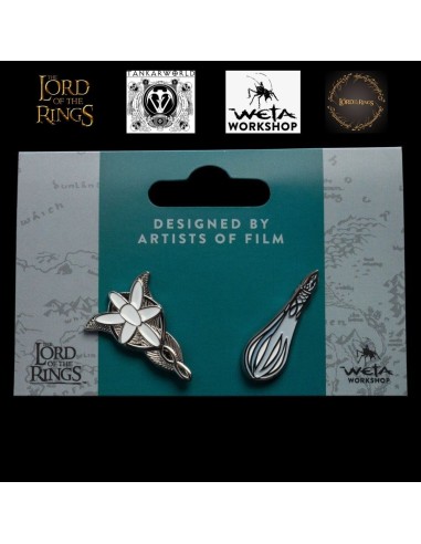 El Señor de los Anillos - Pack de 2 Pins Evenstar & Galadriel's Phial - 3x2 cm