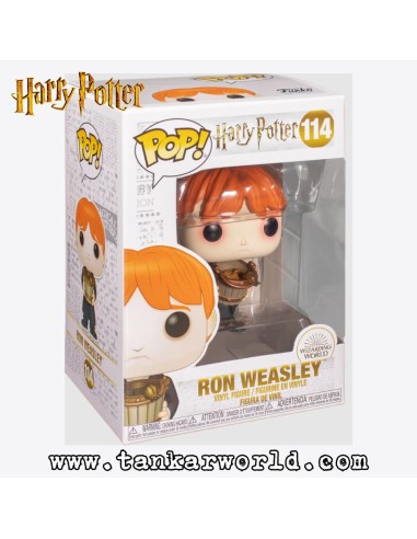 Funko Pop! - Ron Weasley con hechizo 'tragababosas' - Harry Potter - 114