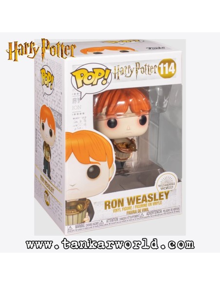 Funko Pop! - Ron Weasley con hechizo 'tragababosas' - Harry Potter - 114