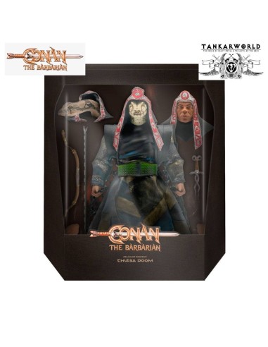 Thulsa Doom Demigod Serpent - Conan The Barbarian - Figura articulada - SUPER 7