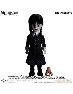 Miercoles Addams - Living Dead Dolls - Muñeca Wednesday Addams - 25 cm