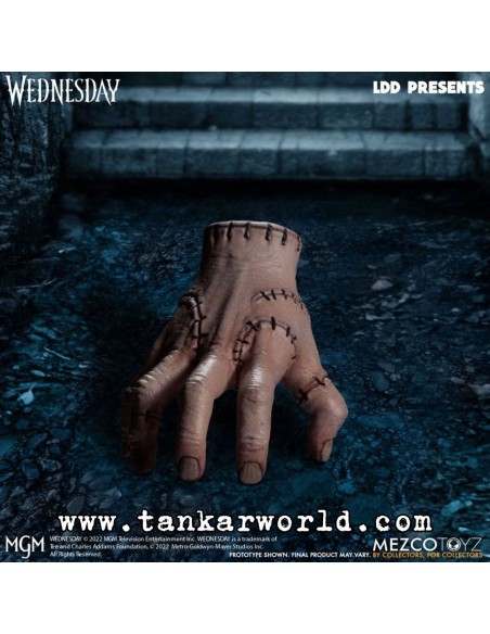 Miercoles Addams - Living Dead Dolls - Muñeca Wednesday Addams - 25 cm