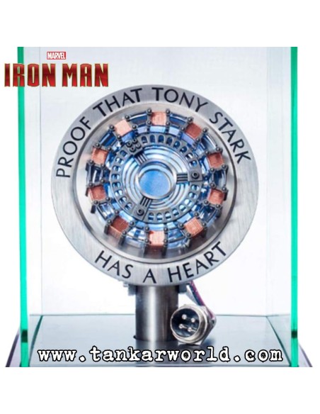 Corazón Tony Stark - Iron Man - Lampara Reactor Led - Escala 1/1