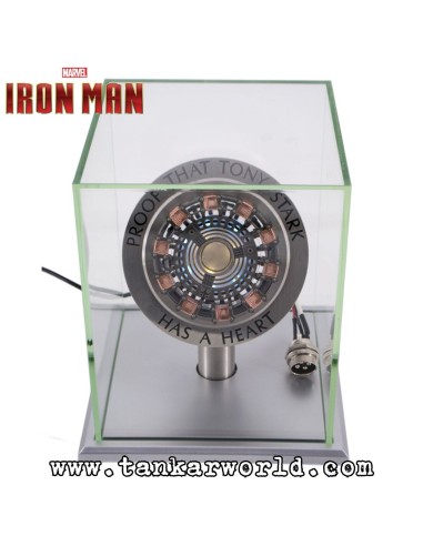 Corazón Tony Stark - Iron Man - Lampara Reactor Led - Escala 1/1