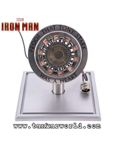 Corazón Tony Stark - Iron Man - Lampara Reactor Led - Escala 1/1