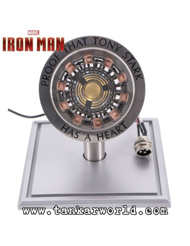 Corazón Tony Stark - Iron Man - Lampara Reactor Led - Escala 1/1