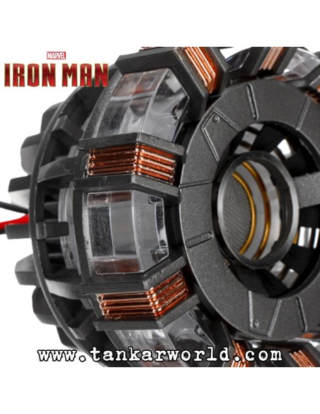 Corazón Tony Stark - Iron Man - Lampara Reactor Led - Escala 1/1