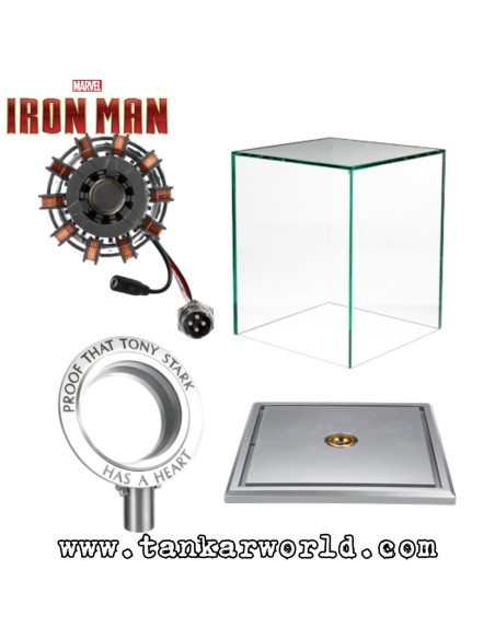 Corazón Tony Stark - Iron Man - Lampara Reactor Led - Escala 1/1