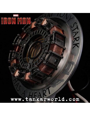 Corazón Tony Stark - Iron Man - Lampara Reactor Led - Escala 1/1