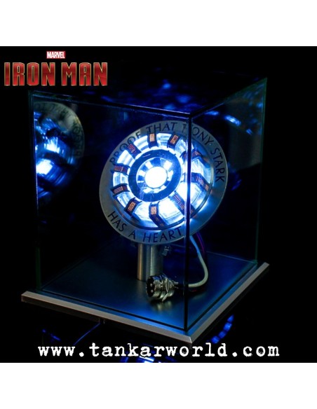Corazón Tony Stark - Iron Man - Lampara Reactor Led - Escala 1/1