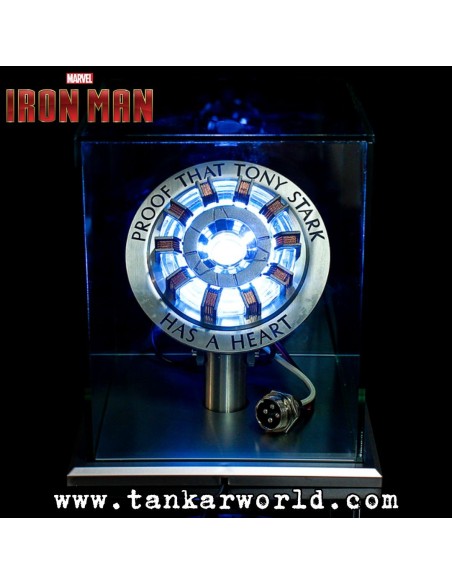Corazón Tony Stark - Iron Man - Lampara Reactor Led - Escala 1/1
