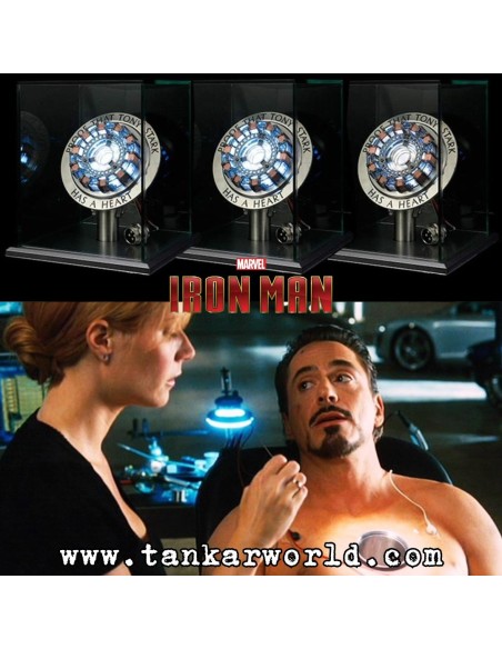 Corazón Tony Stark - Iron Man - Lampara Reactor Led - Escala 1/1