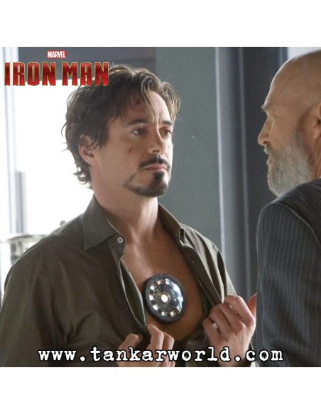 Corazón Tony Stark - Iron Man - Lampara Reactor Led - Escala 1/1