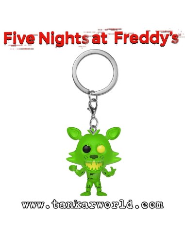 Five Nights at Freddy's - Radioactive Foxy - Llavero Pocket Pop! Keychain