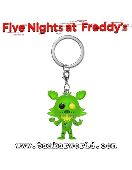 Five Nights at Freddy's - Radioactive Foxy - Llavero Pocket Pop! Keychain