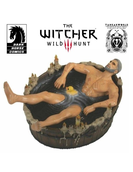 The Witcher - Geralt of Rivia in the bath - Figura de resina