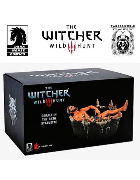 The Witcher - Geralt of Rivia in the bath - Figura de resina
