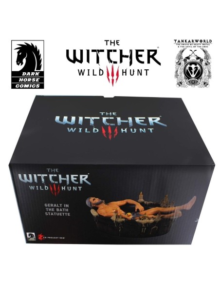 The Witcher - Geralt of Rivia in the bath - Figura de resina