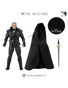 The Witcher - Geralt of Rivia - Figura articulada - 18 cm (con capa)