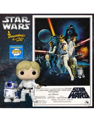 Funko Pop! - Luke Skywalker with R2-D2 - STAR WARS - Movie Posters 02