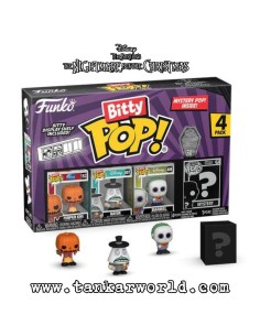 Bitty Pop! - Pumpkin King, Mayor, Barrel & ? - Pesadilla Antes de Navidad