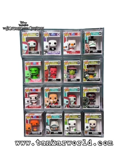 Bitty Pop! - Pumpkin King, Mayor, Barrel & ? - Pesadilla Antes de Navidad