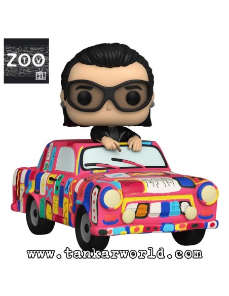 Funko Pop! - Bono with Achtung Baby Car - U2 ZOO TV TOUR 1993 - 293