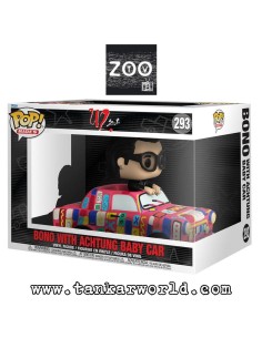 Funko Pop! - Bono with Achtung Baby Car - U2 ZOO TV TOUR 1993 - 293 2