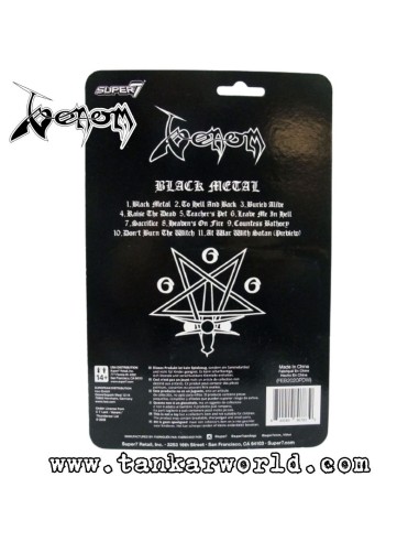 Venom - Black Metal - Figura articulada - ReAction Figures - 10 cm