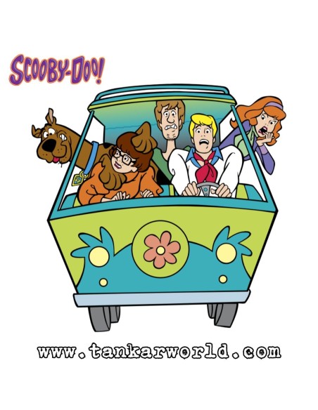 Furgoneta "Mistery Machine" con Shaggy y Scooby Doo - Set de figuras escala 1:24 - JADA