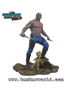 Drax & Groot - Estatua / Diorama Guardianes de la Galaxia Vol. 2 - MARVEL - 28 cm