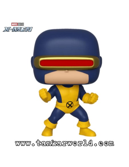 Cyclops X-Men - First Appearance Marvel 80th - POP! & Tee - Set de Minifigura "Glow In The Dark" y Camiseta Talla L