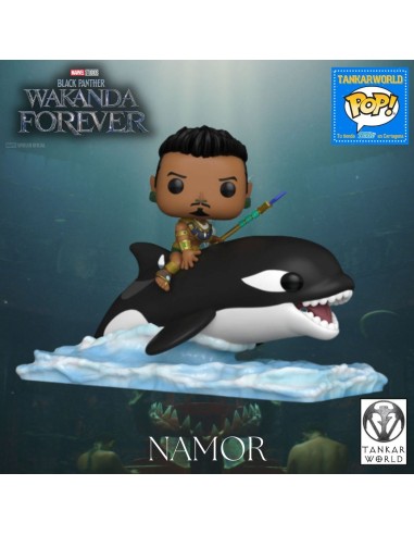 Funko Pop! - Namor with Orca - Black Panther - Wakanda Forever - POP! Rides Super Deluxe - 116