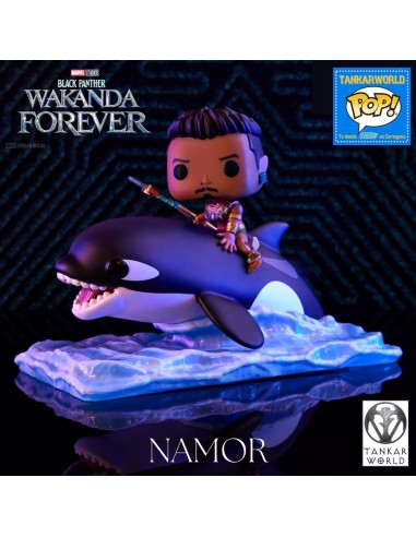 Funko Pop! - Namor with Orca - Black Panther - Wakanda Forever - POP! Rides Super Deluxe - 116