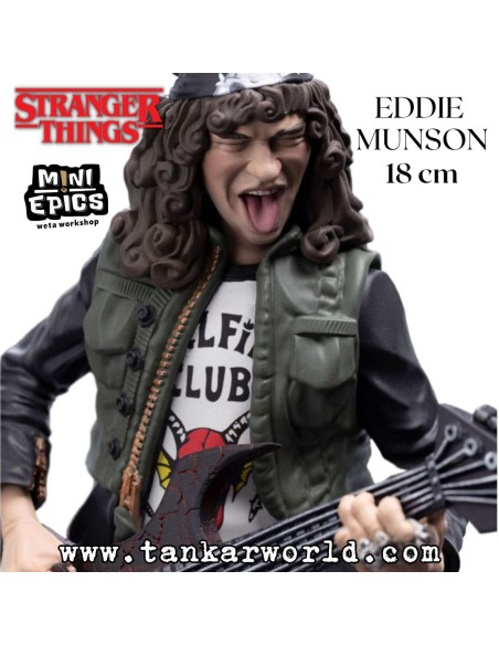 Eddie Munson - Stranger Things - Figura Mini Epics Weta Workshop - 18 cm
